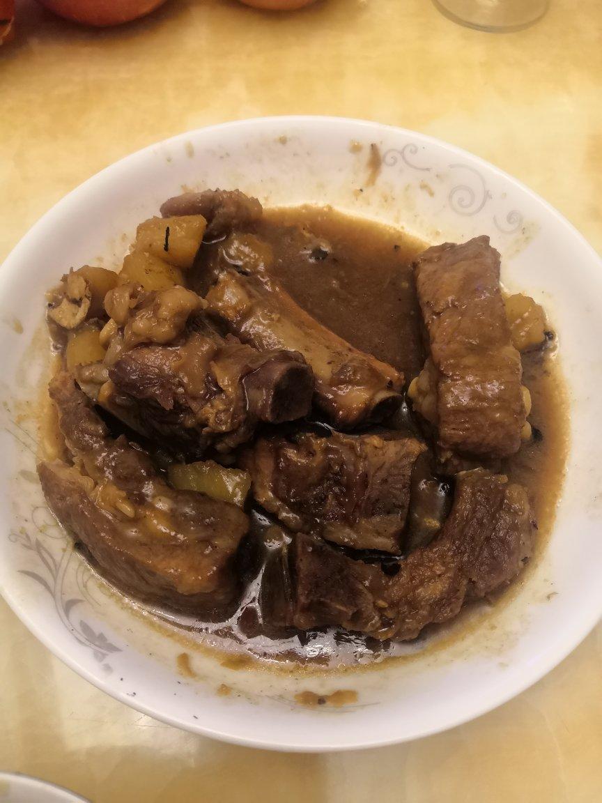 土豆炖排骨