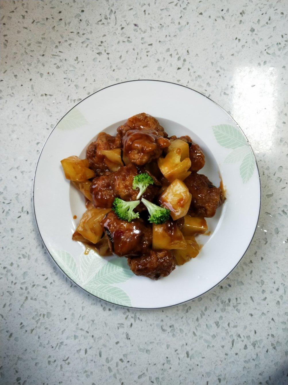 糖醋菠萝鸡翅