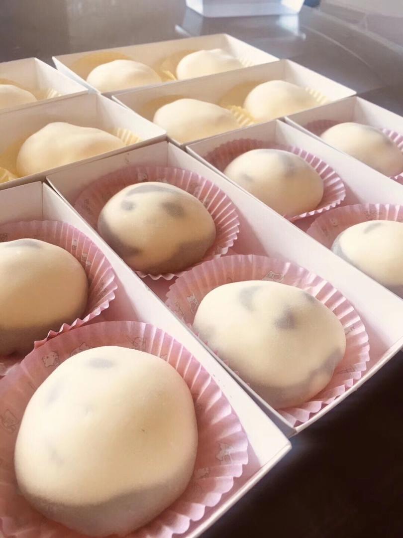 无需烤箱🥭一次成功的芒果雪媚娘❗️软糯Q弹巨好吃。