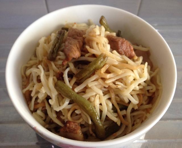 豆角焖面的做法