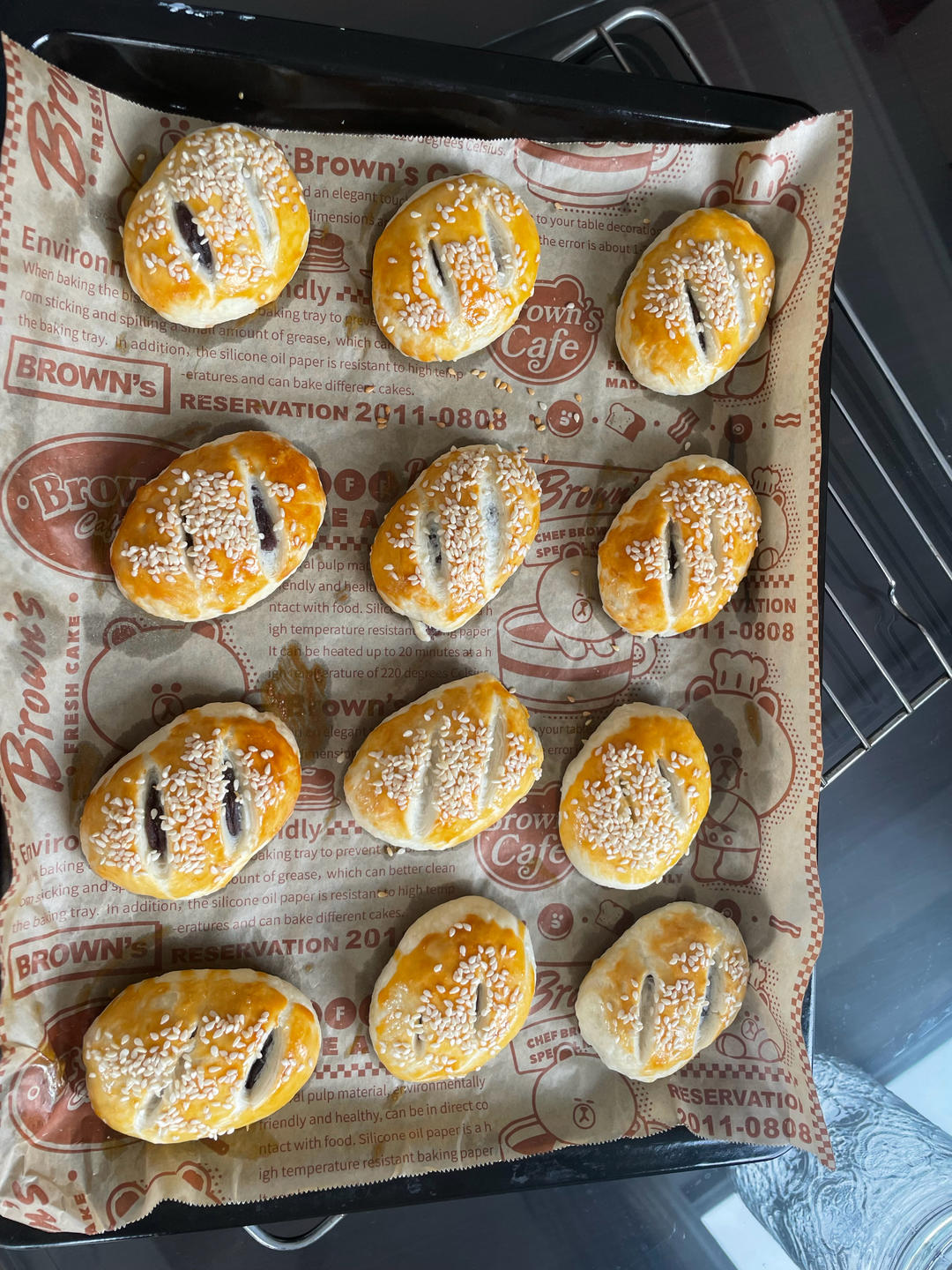 红豆酥饼｜这样做超酥脆‼️好吃到掉渣