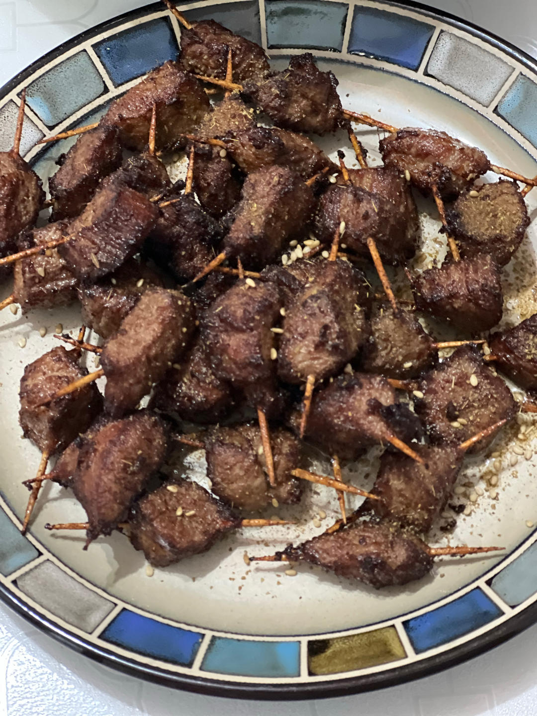 牙签羊肉（烤箱版）