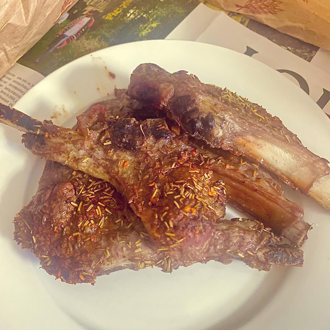 超好吃的烤羊排烤箱版