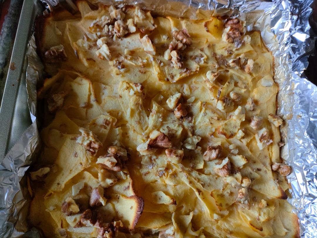 减脂期可吃，无油无糖低卡的「苹果🍎小蛋糕🧁」