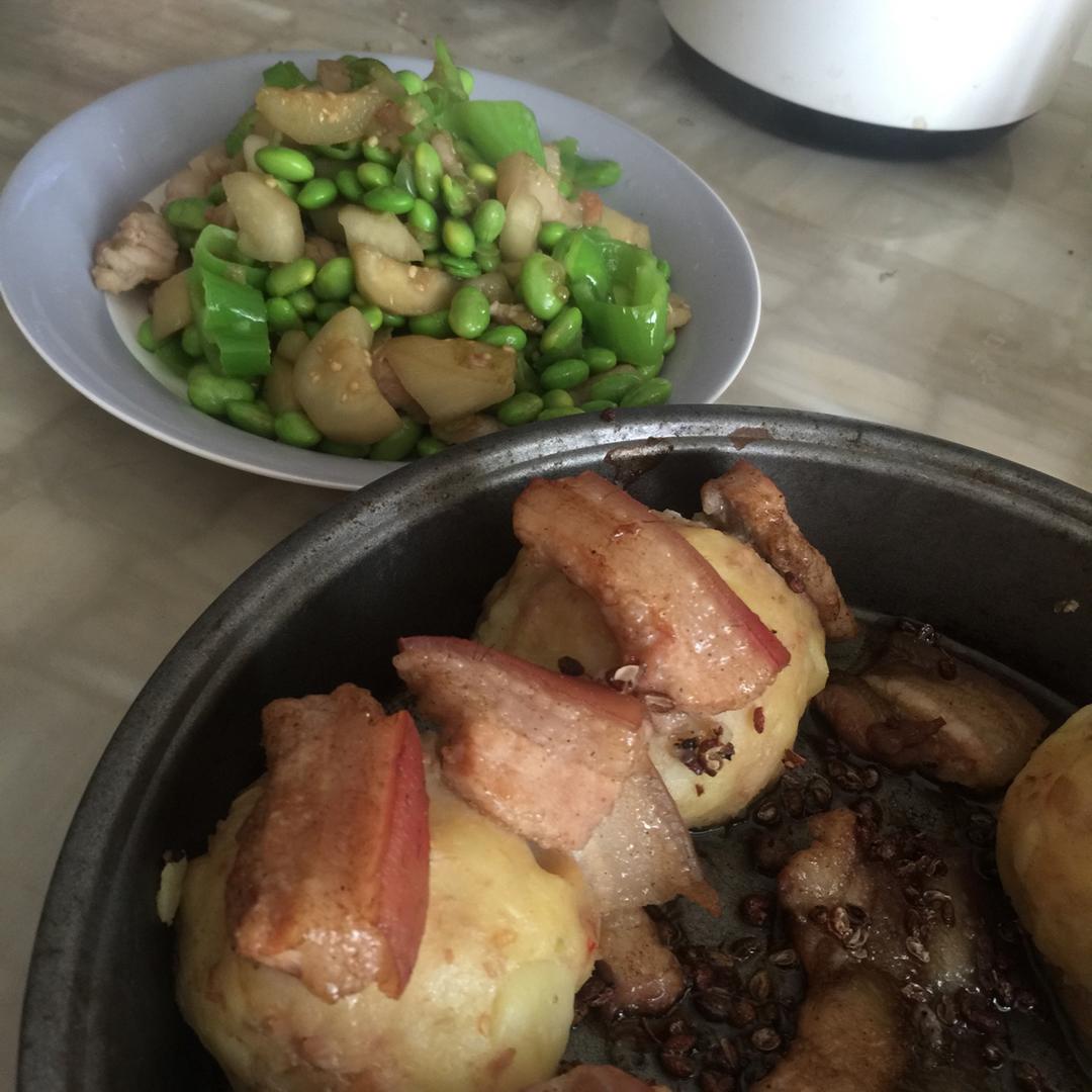 《食戟之灵》土豆培根烤肉