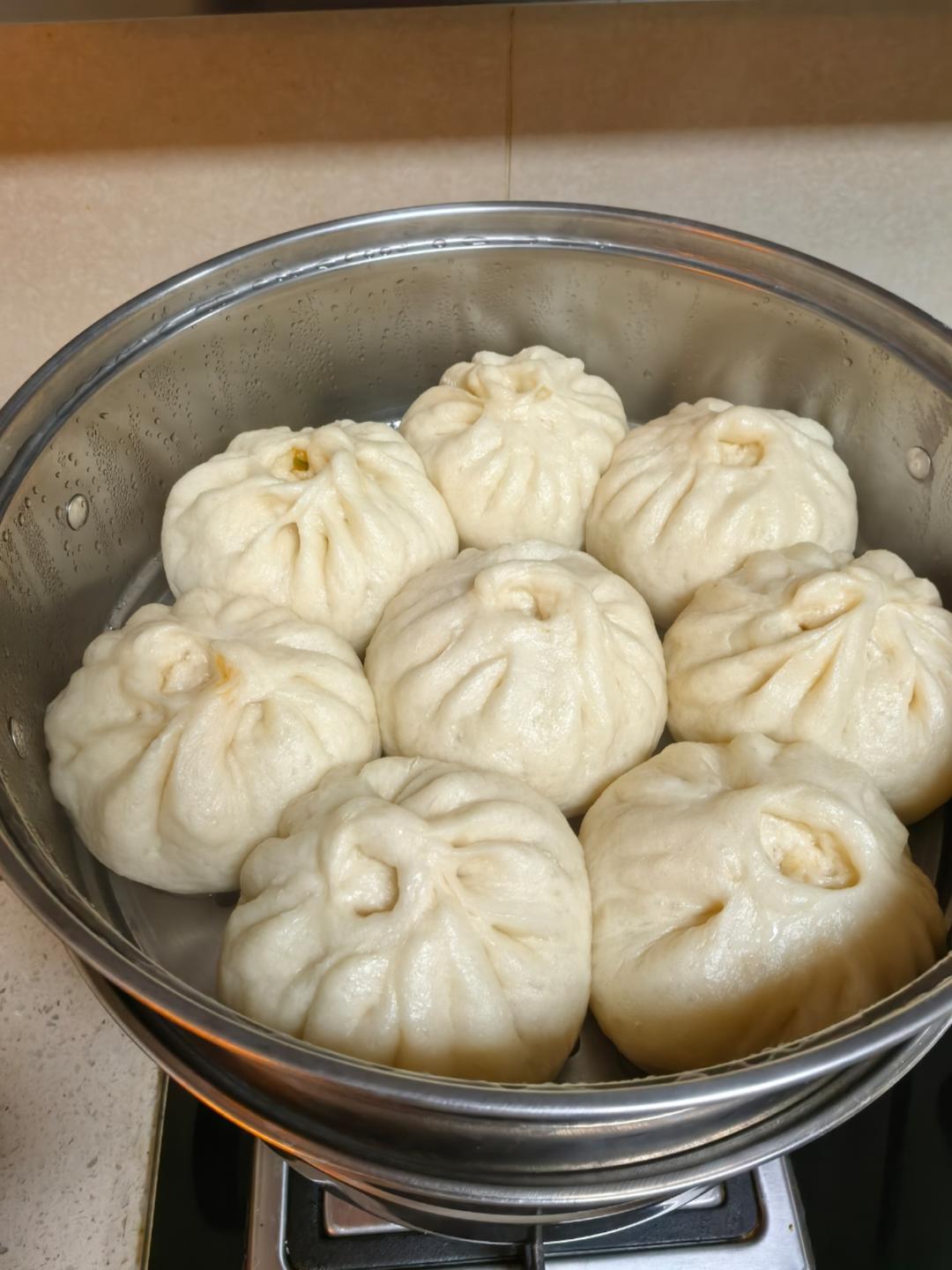 香葱猪肉包