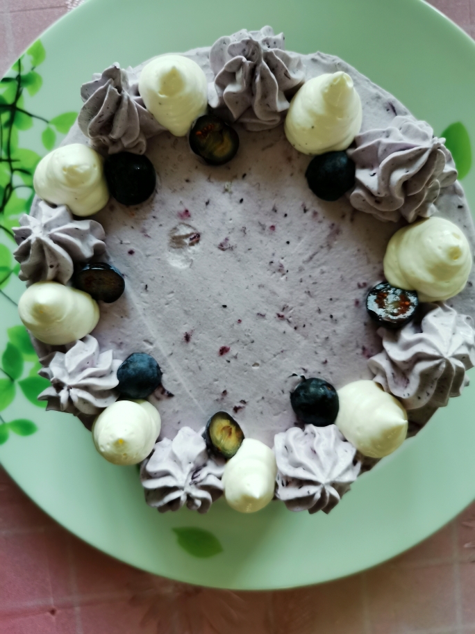 蓝莓（树莓）奶油蛋糕的做法