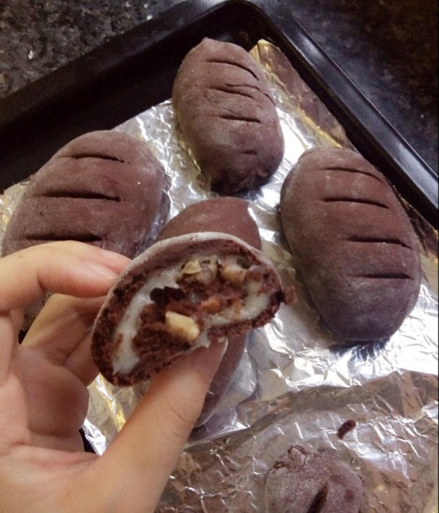 麻薯可可软欧
