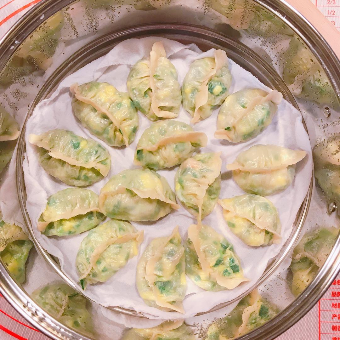 masansu做的韭菜鸡蛋虾仁三鲜饺子