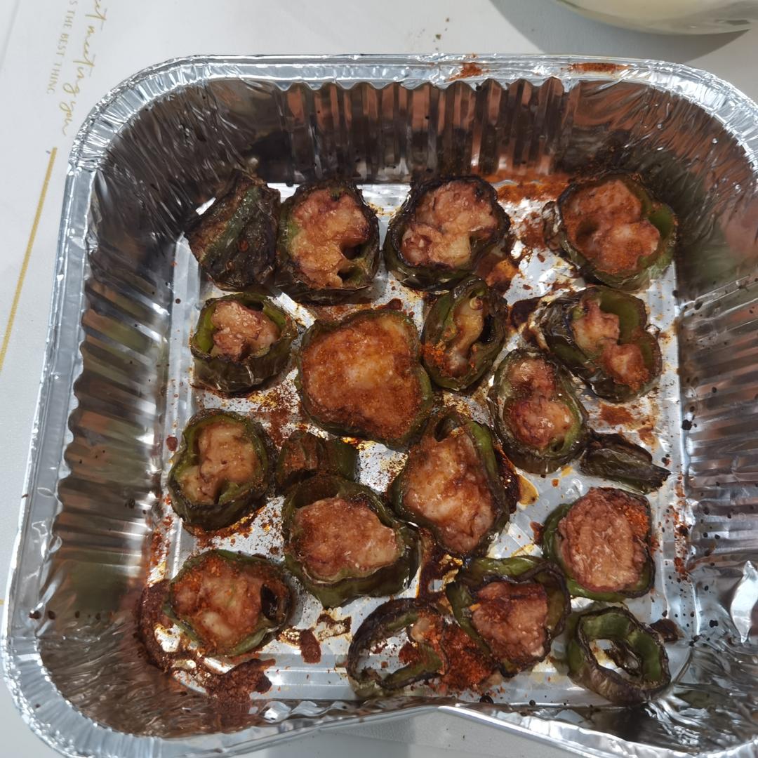 青椒和虾滑✅完美搭配