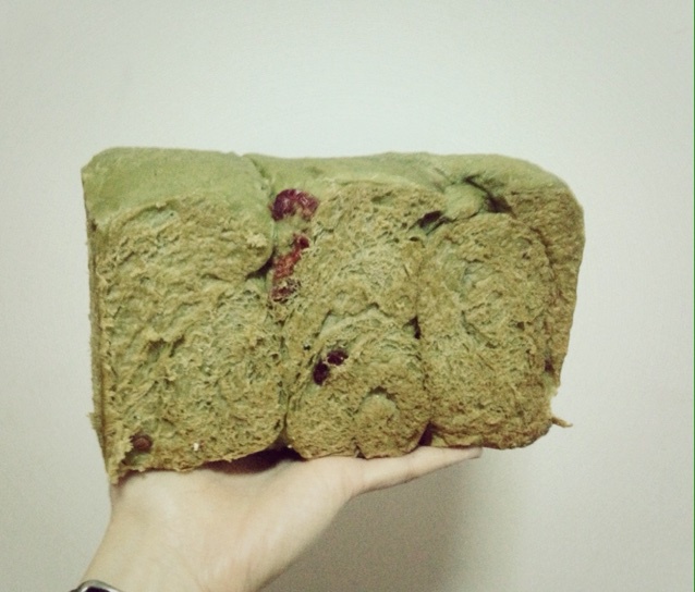 抹茶蔓越莓吐司