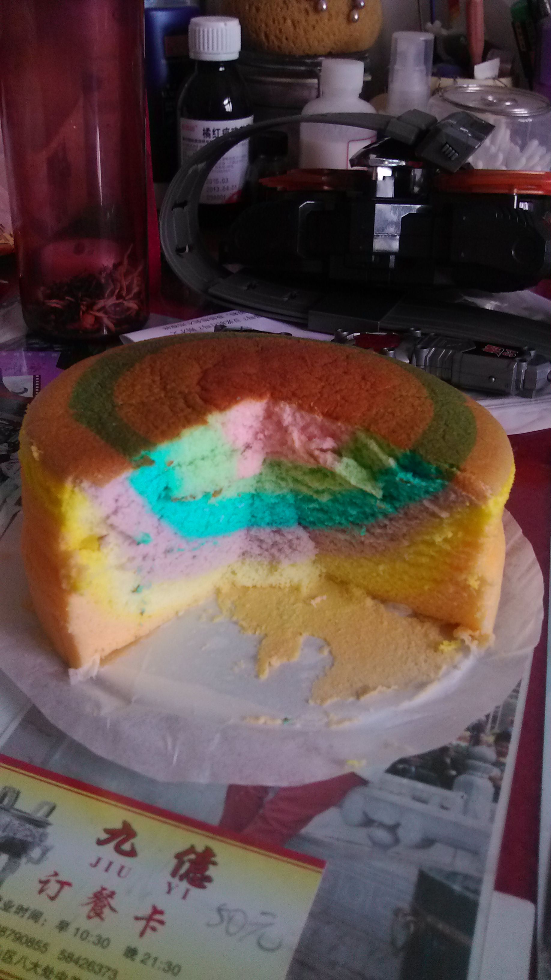 彩虹酸奶蛋糕