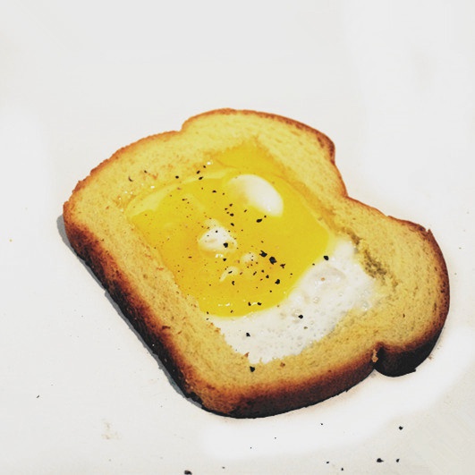 芝士鸡蛋面包片