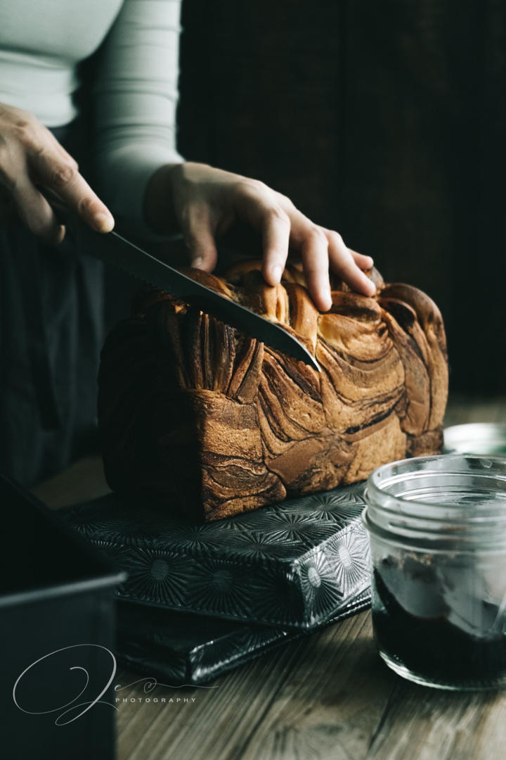 豆沙大理石吐司