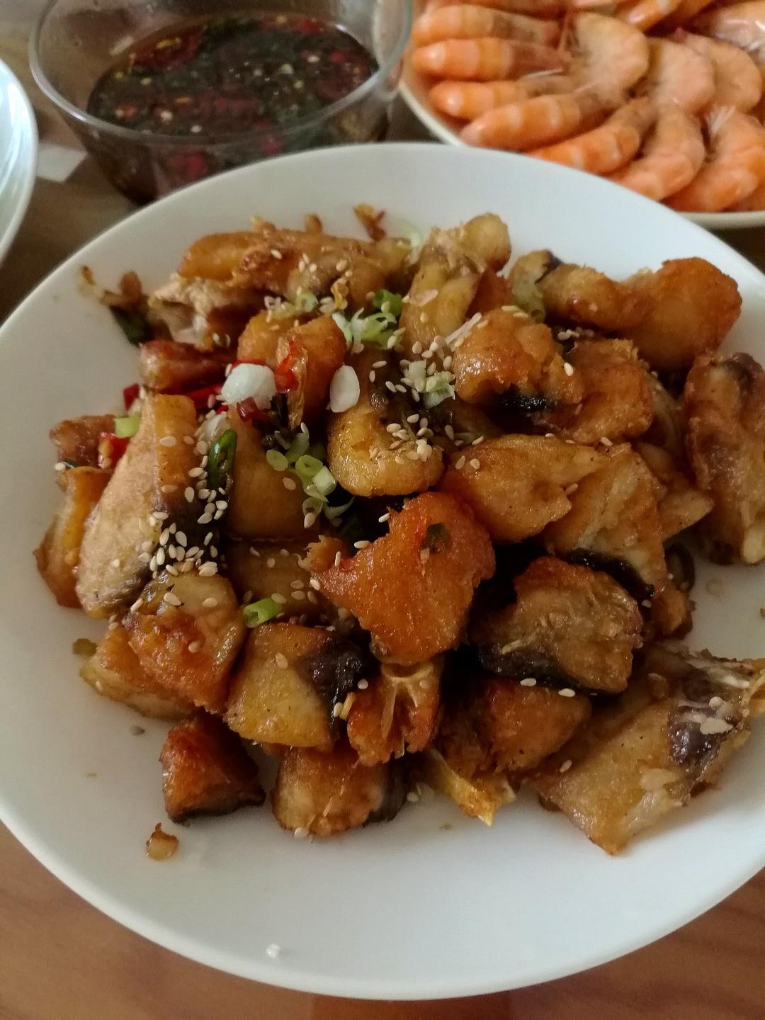 不用一滴水超入味的鱼块