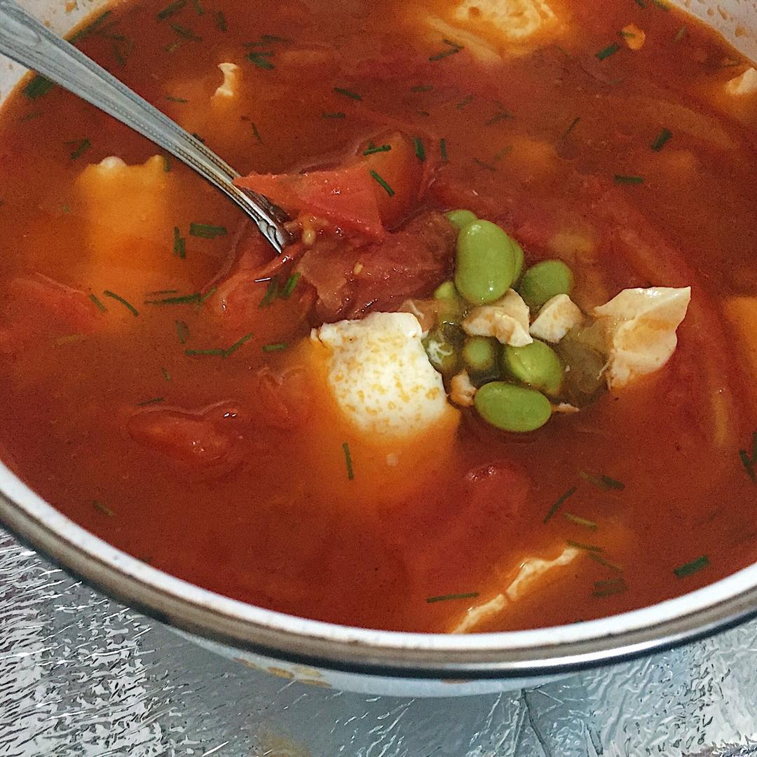 番茄豆腐汤