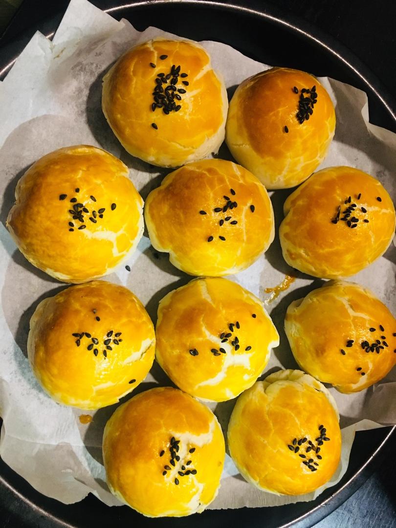 懒人简易版蛋黄酥👏