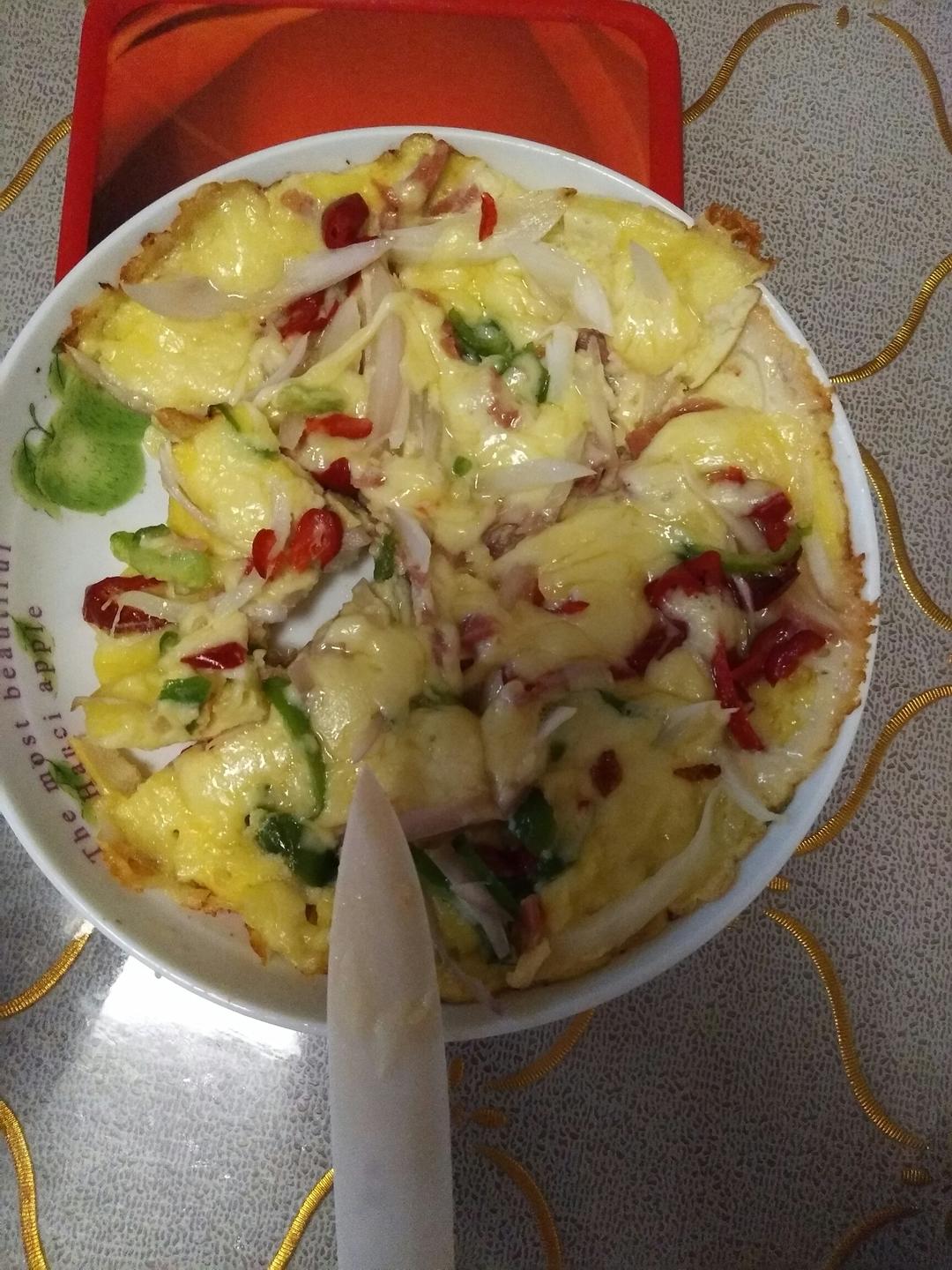 披萨蛋（快速早餐）