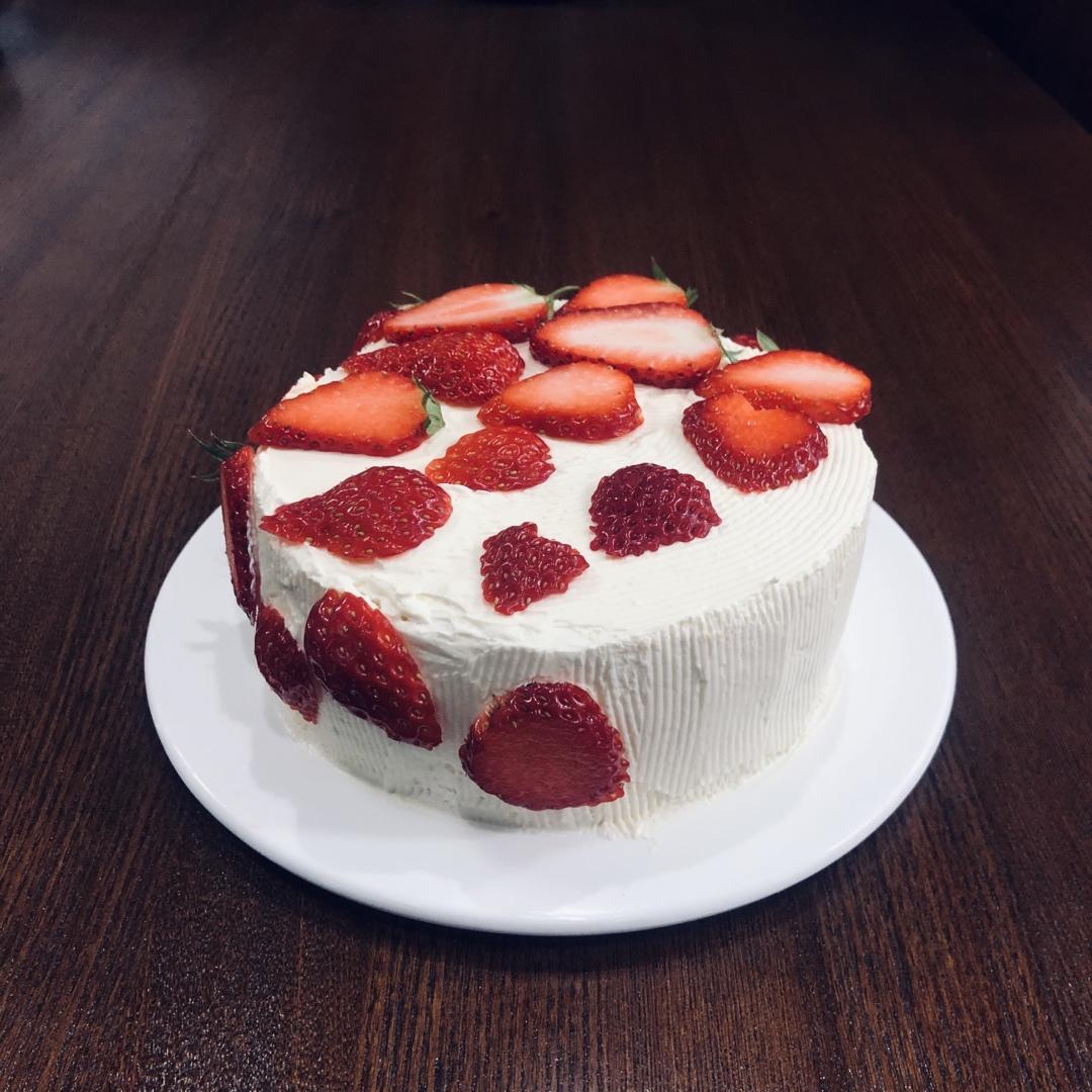 超级简单美腻的生日蛋糕，情人节蛋糕。解决各种抹面困难！