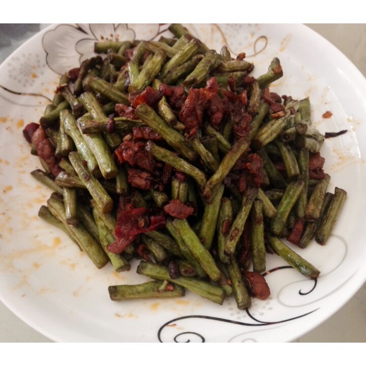 豆角炒肉