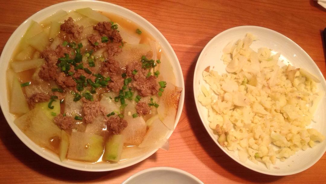 肉末蒸冬瓜