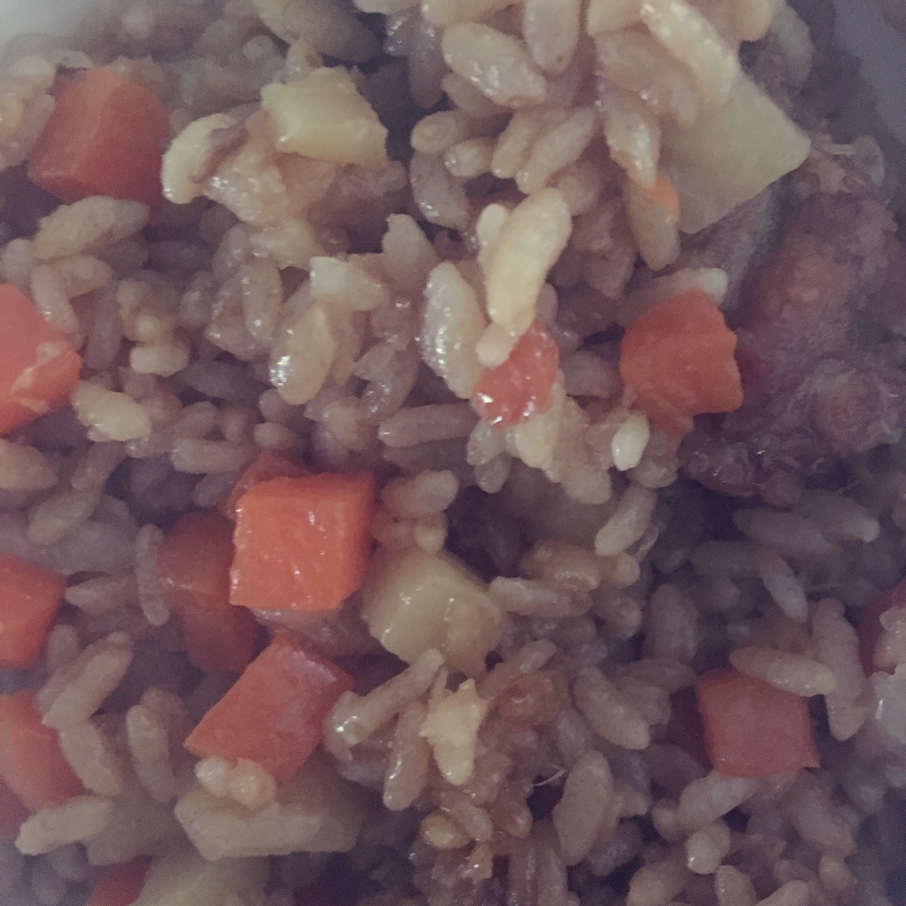 喷香排骨焖饭（爆好吃）