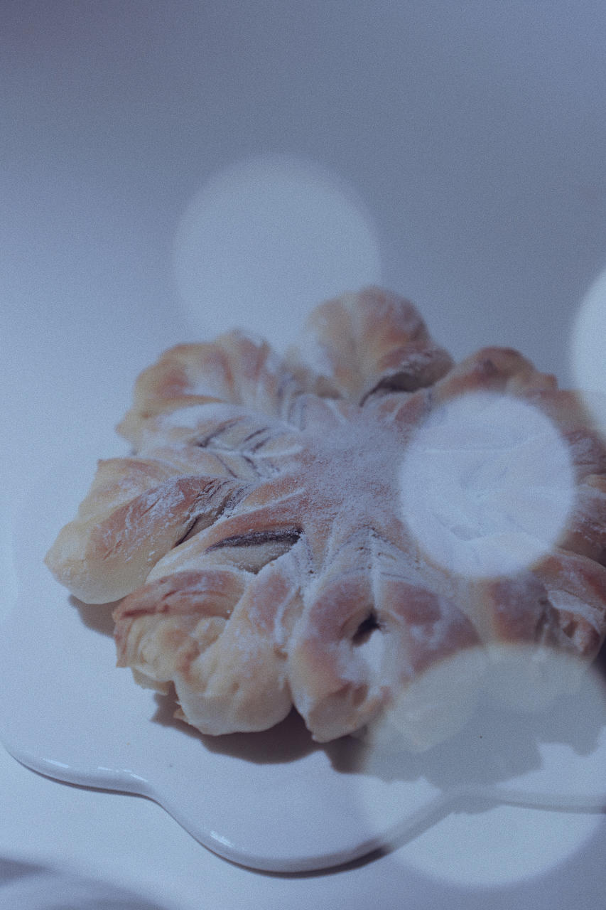 圣诞巧克力雪花面包