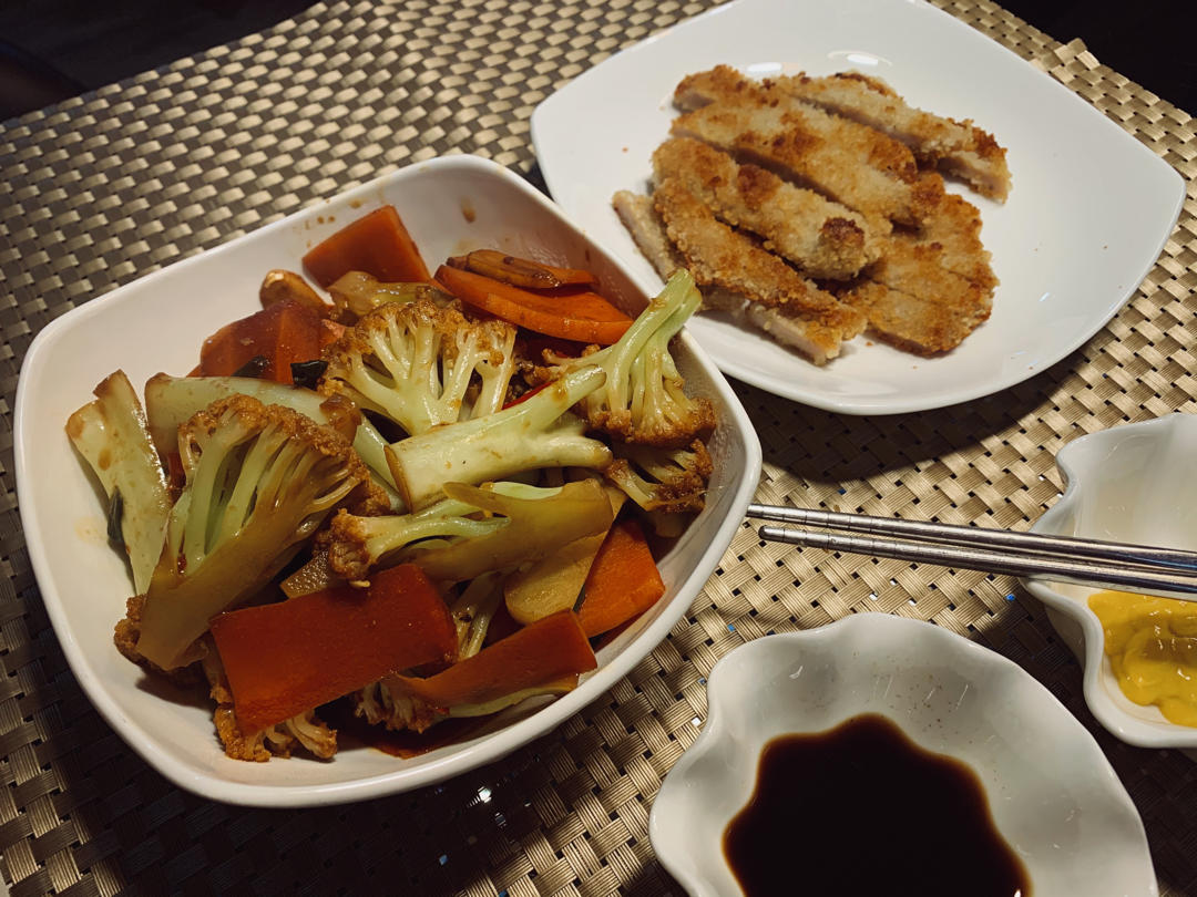 【北鼎焖焗锅食谱】干锅花菜