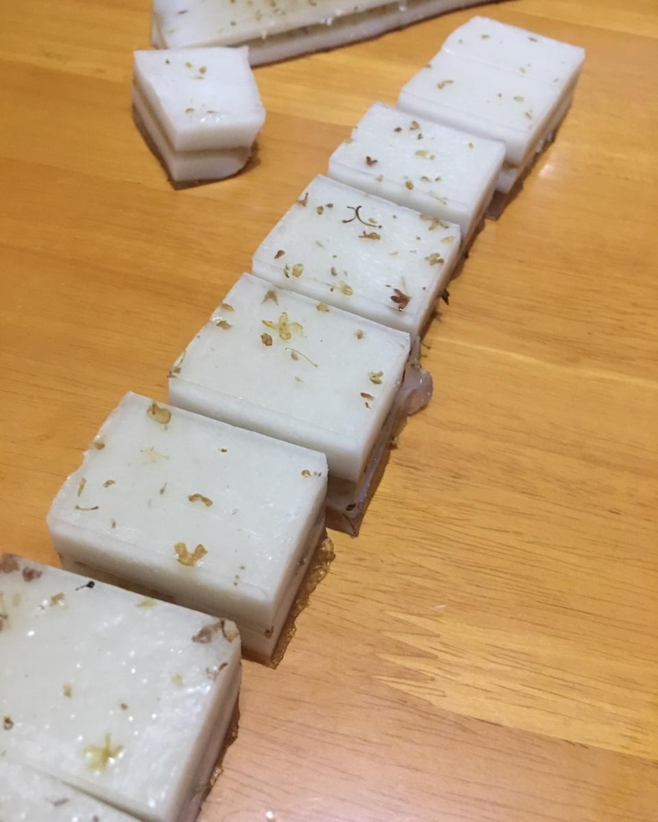桂花千层马蹄糕