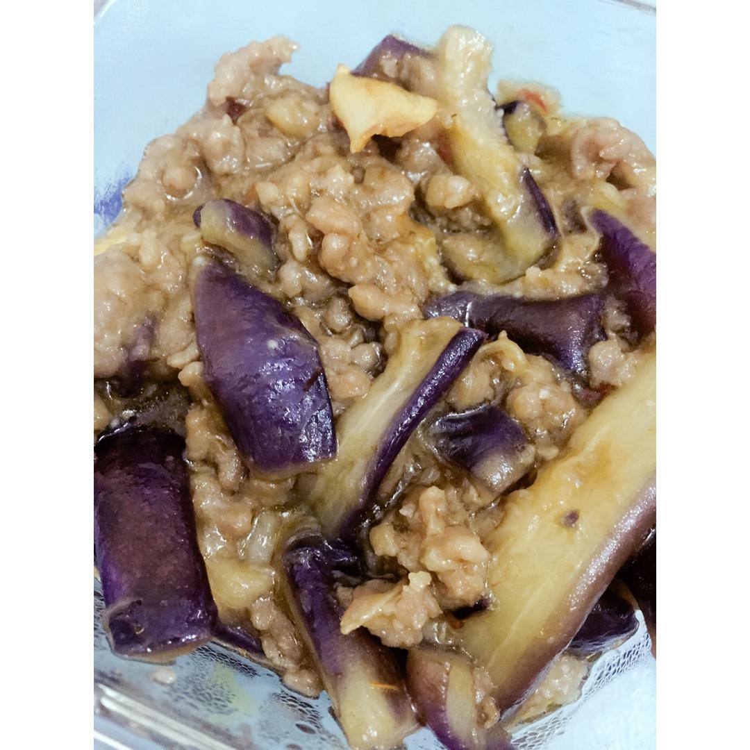 红烧肉沫茄子