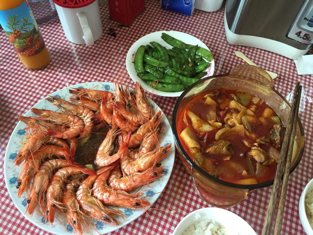 快手豉油虾的做法