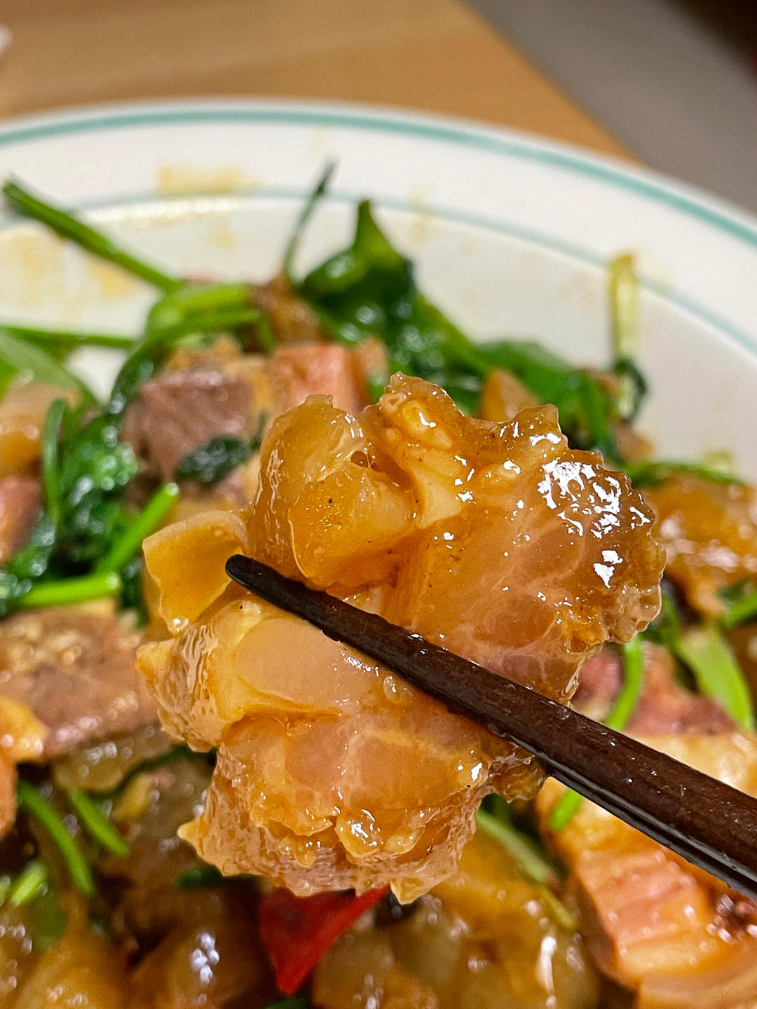 青椒炒牛蹄筋