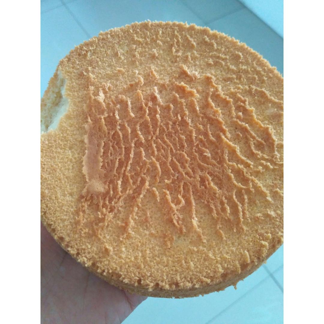 6寸原味戚风蛋糕