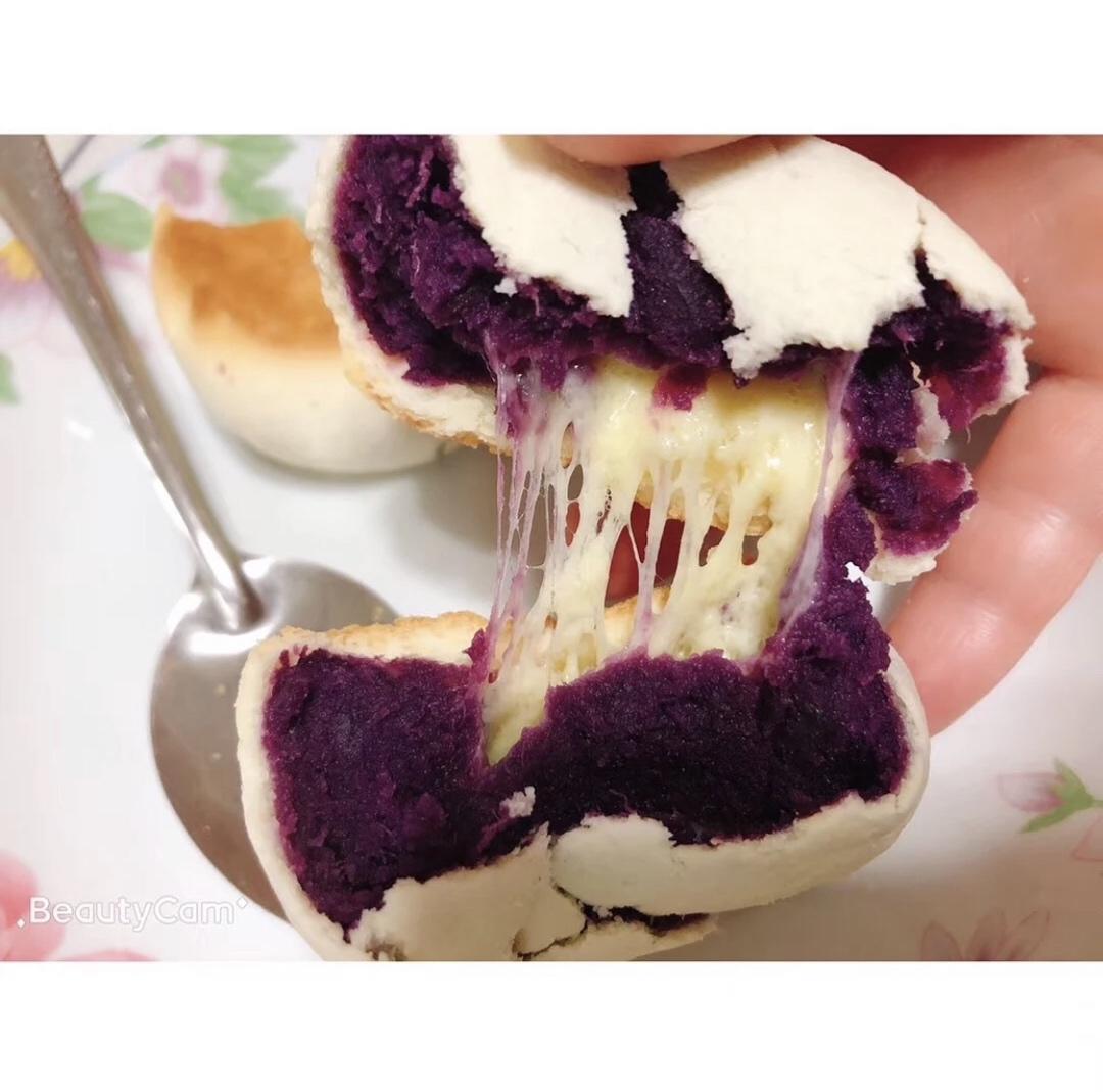 网红紫薯芝士爆浆仙豆糕