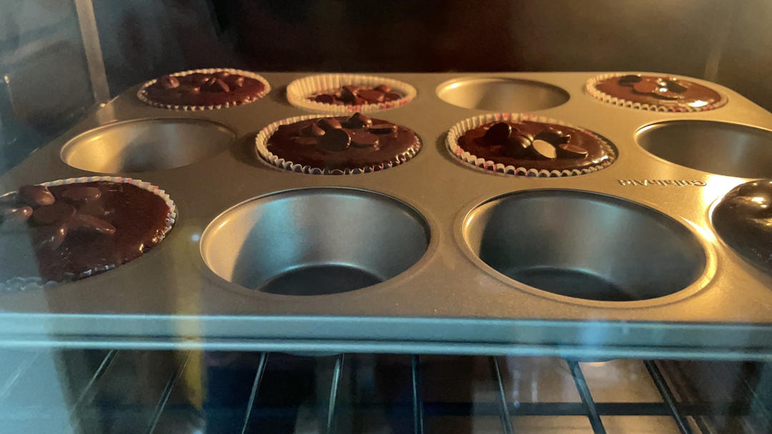 在家做巧克力蘑菇头麦芬蛋糕🍫