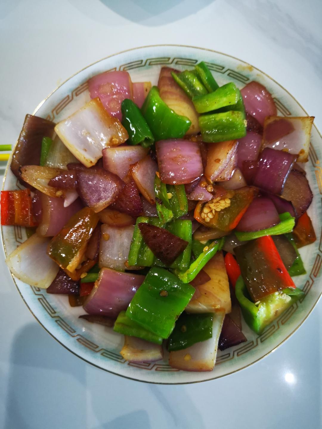 洋葱胡萝卜炒鸡蛋