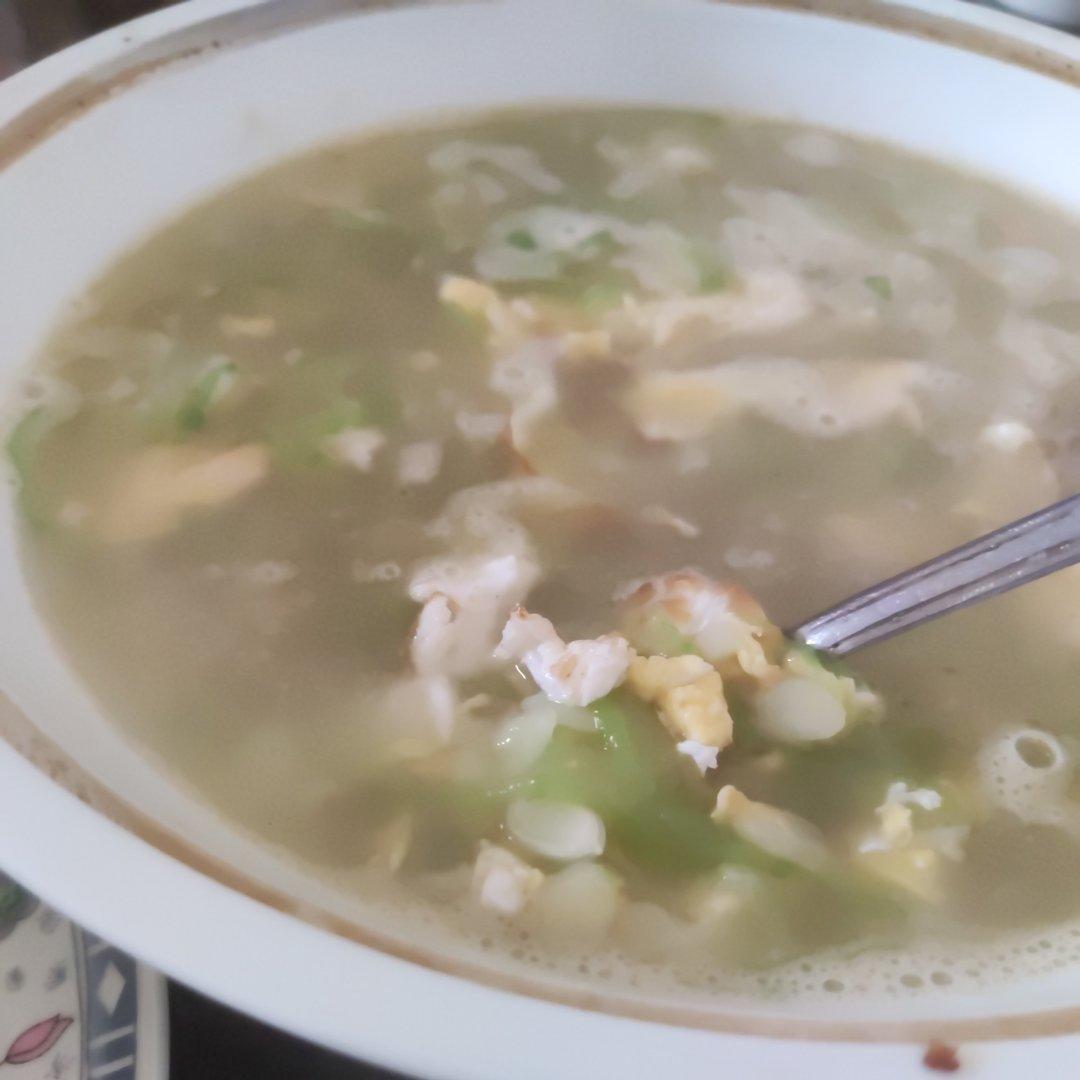 丝瓜鸡蛋汤