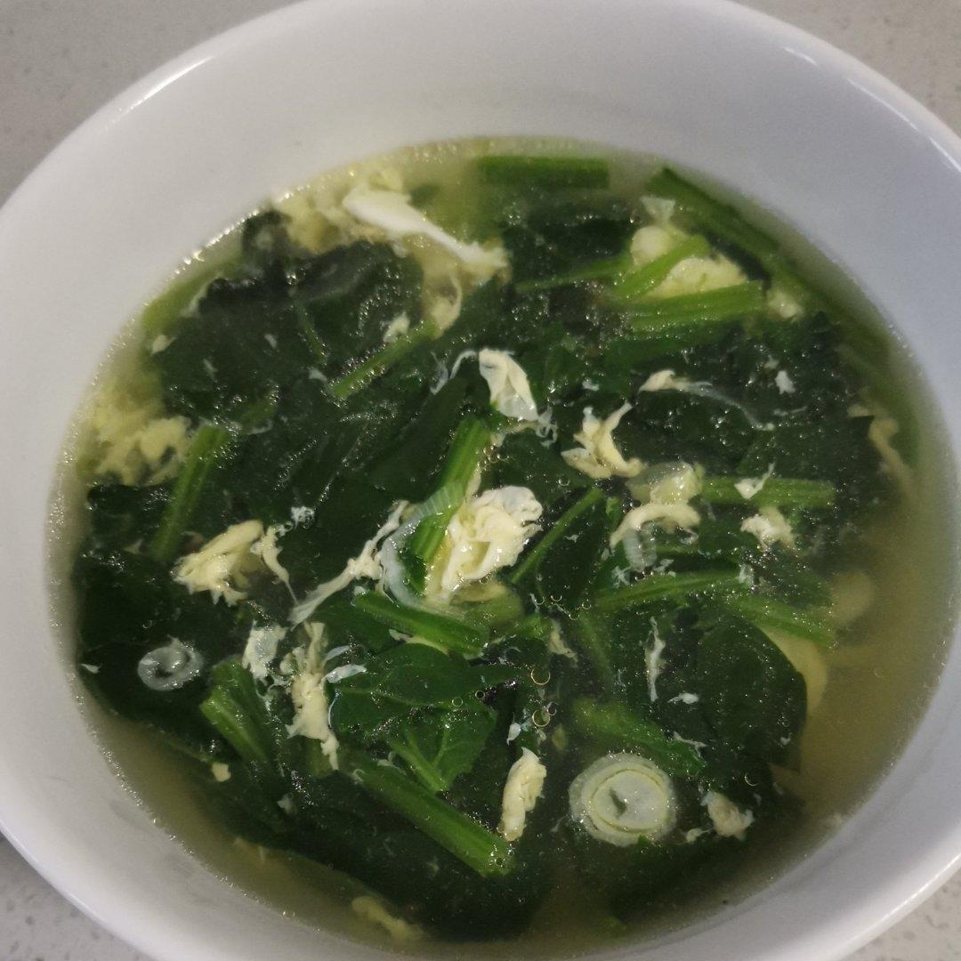 菠菜鸡蛋汤