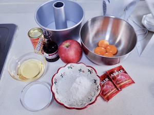 🍎苹果红茶戚风蛋糕🍰的做法 步骤1