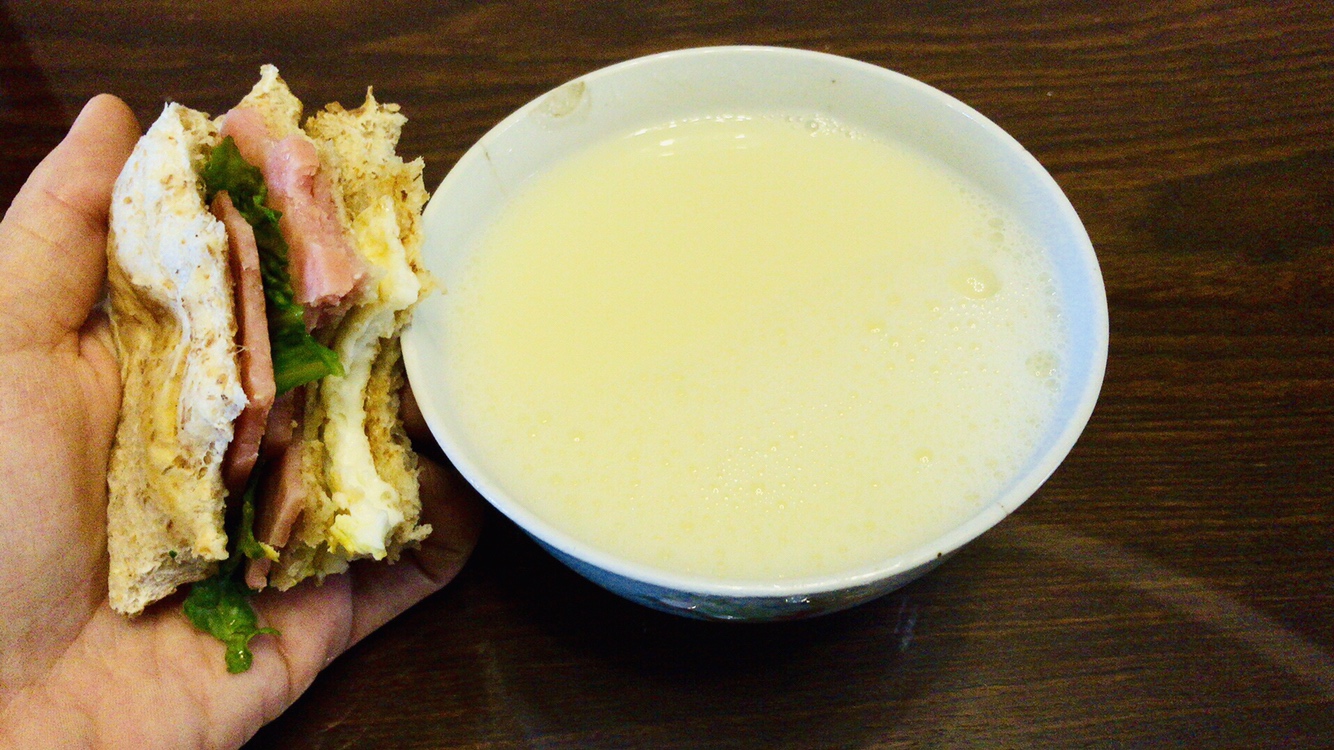 三明治🥪 豆浆的做法