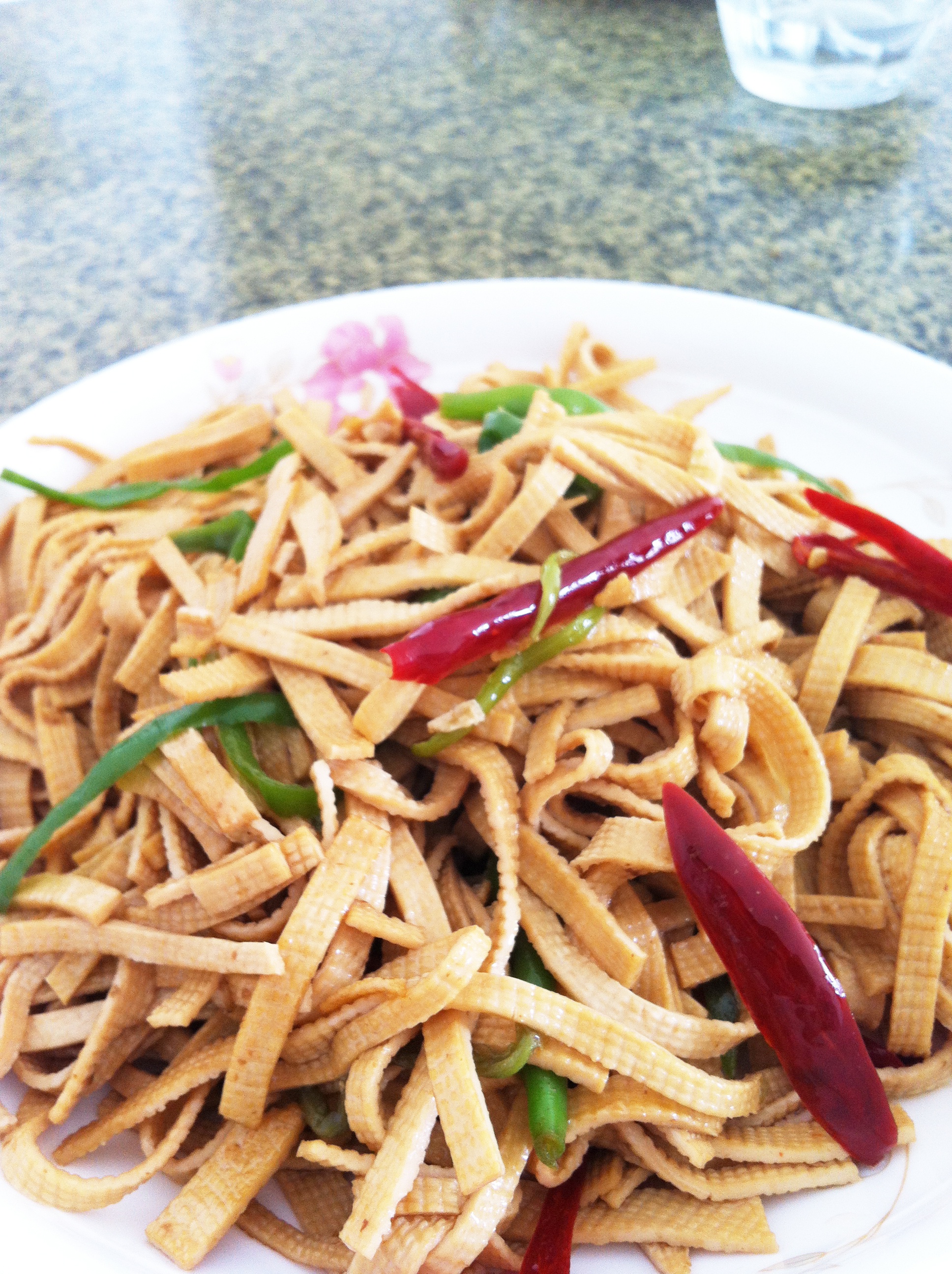 素一做的辣炒干豆腐丝