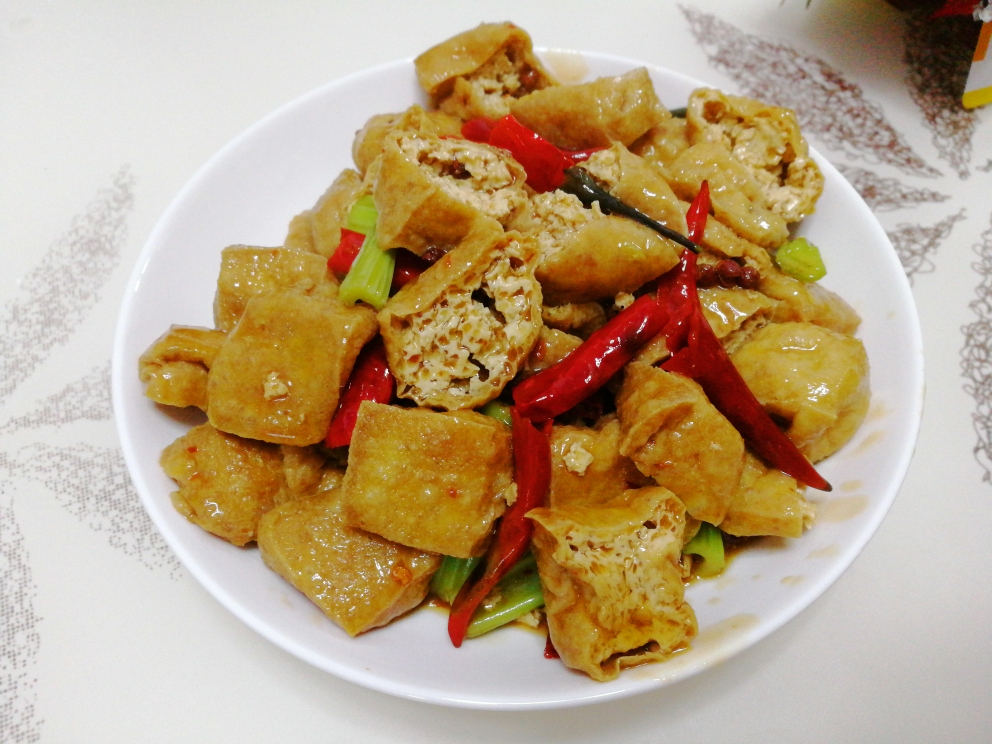 麻辣鲜香炸豆腐（油豆腐、豆泡）