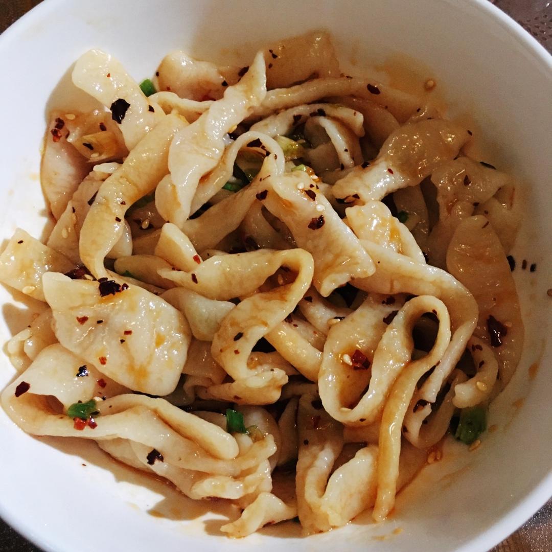 干饭人已被注册做的自制面条纯手工