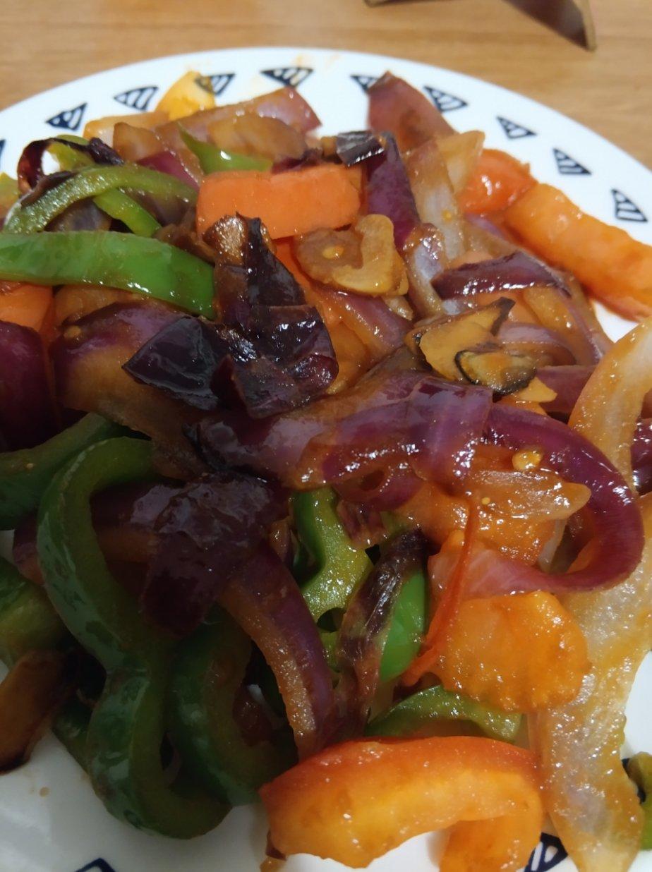 洋葱青椒炒番茄🍅