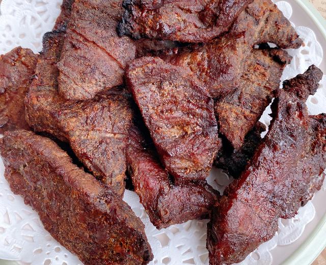 零嘴麻辣牛肉干的做法
