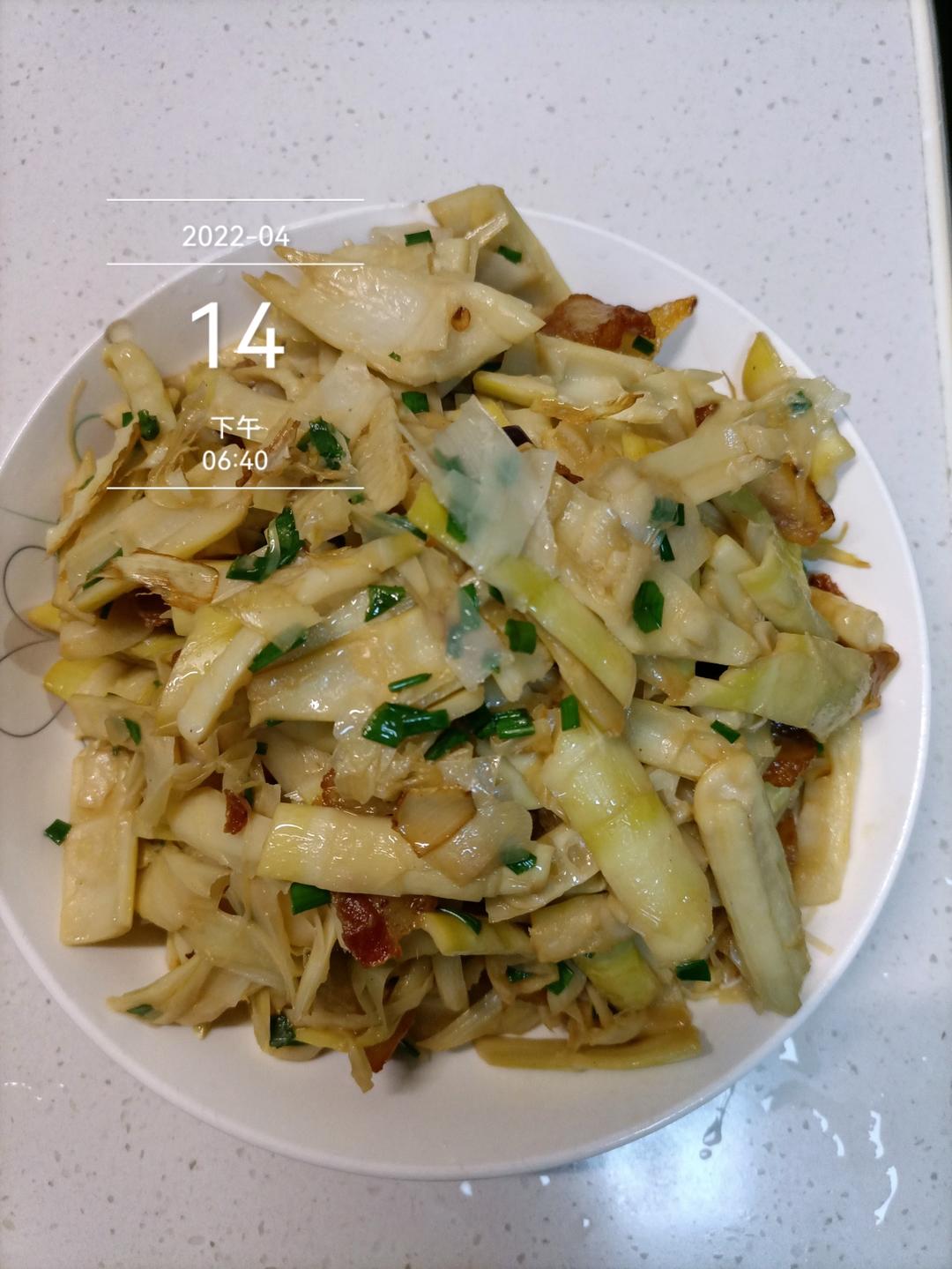 小竹笋炒腊肉