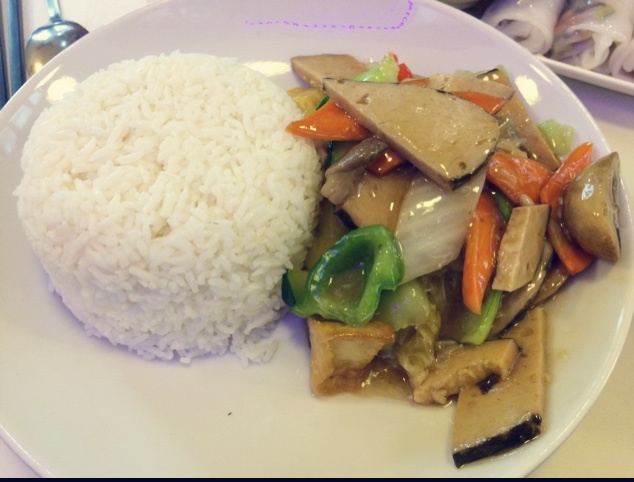 【健康素菜】芙蓉豆腐饭