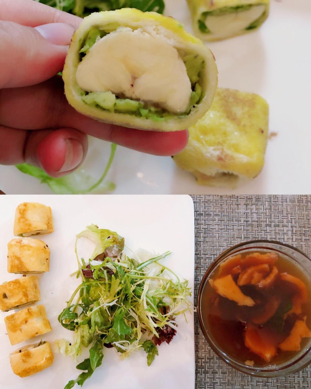 宝宝辅食食谱  牛油果香蕉卷