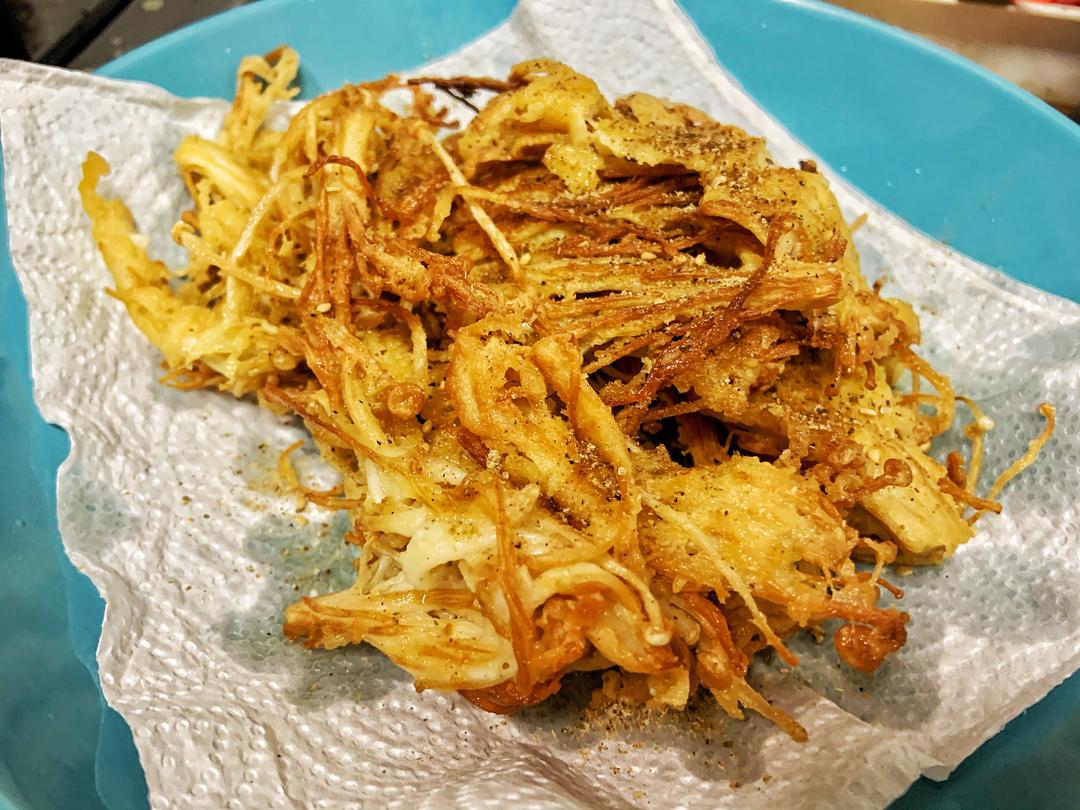 快手椒盐金针菇