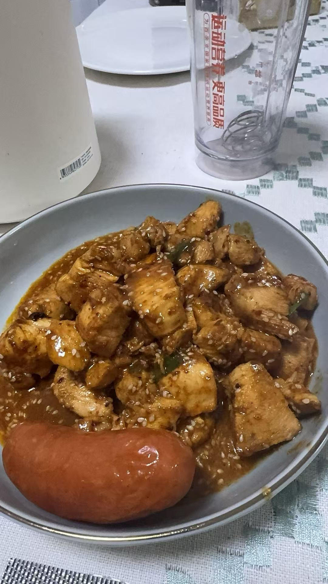 孜然蒜香鸡胸肉